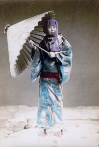 Museme, Woman in Winter Costume, Japan