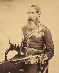 Portrait of Brigadier General Sir Charles Van Straubenzee by Felice Beato
