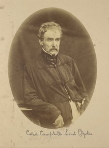 Portrait of Sir Colin Campbell Lord Clyde, Commander-in-Chief in India by Felice Beato