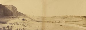Position Taken Up by the English and French with the Enclosure at the Temple of the Earth Preparing by Felice Beato