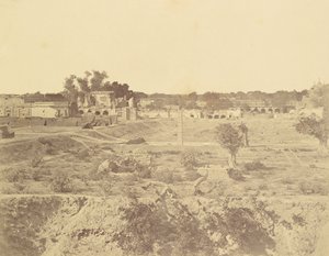 Position of the Custom House Battery by Felice Beato