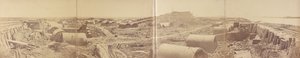 Rear of the Taku North Fort After Its Capture Showing the Retreat of the Chinese Army by Felice Beato