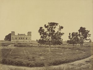 The Alambagh after the Evacuation of the Residency by Felice Beato