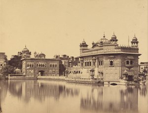 The Golden Temple at Amritsar by Felice Beato