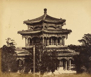 The Great Imperial Palace (Yuan Ming Yuan) Before the Burning, Peking, October 18, 1860 by Felice Beato