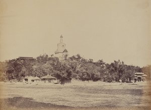 The Great Pagoda in the Imperial Winter Palace, Beijing, October 29, 1860 by Felice Beato