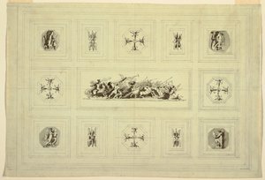 Ceiling Cabinet Dedicated to War, Palazzo Quirinale, Rome