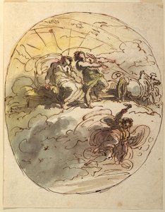 Phaeton Bidding Apollo Farewell by Felice Giani