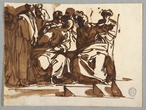 Saint Paul Preaching (after Raphael)