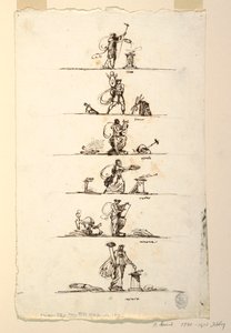 Six Antique Gods and Goddesses by Felice Giani