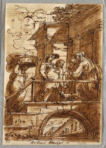 Study of the Visitation, After Peter Paul Rubens