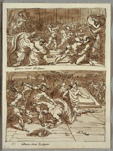 The Rape of the Sabines by Felice Giani