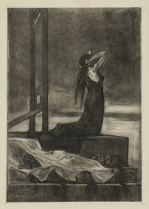 Capital Punishment: The Pain of Death by Félicien Rops