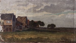 Landscape in Sweden by Félicien Rops