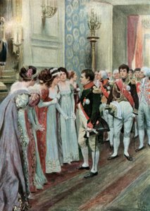 A Reception at the Tuileries by Felicien baron de Myrbach Rheinfeld
