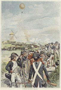 Battle of Fleurus by Felicien baron de Myrbach Rheinfeld