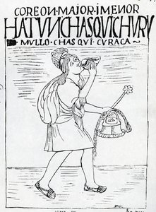 December, the Month of the Sun God Festival by Felipe Huaman Poma de Ayala