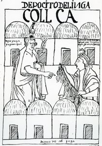 Inca Storehouses by Felipe Huaman Poma de Ayala