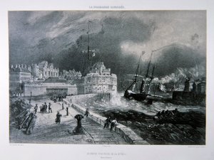 The Jetty at Le Havre, from the 1st volume of 