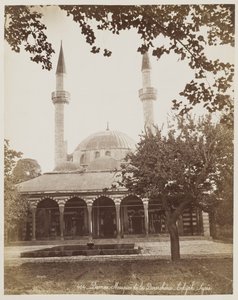 Damascus Mosque of the Dervish Cekyeh, Syria # 404 by Félix Bonfils