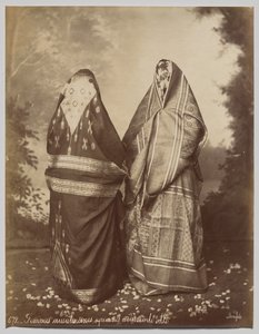 Syrian Muslim Women in Beirut, City Costume by Félix Bonfils
