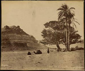 Cairo Libyan Mountains by Félix Bonfils