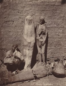 Egyptian Mummies, c.1870 by Félix Bonfils