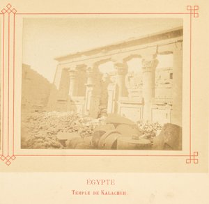 Temple of Kalacheh by Félix Bonfils