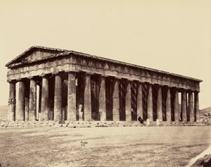 Temple of Theseus - Athens. [Hephaistion] by Félix Bonfils