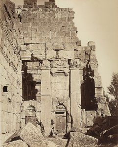 The Propylaea of the Temple of Jupiter or the Temple of the Sun, in the Archaeological Zone of Heliopolis or Baalbek, Ancient Syrian City, Now Lebanon