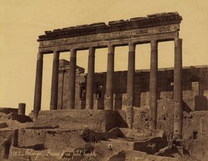 Unattached Colonnade before a Temple in Palmyra, Syria