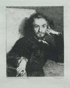 Baudelaire by Felix Bracquemond