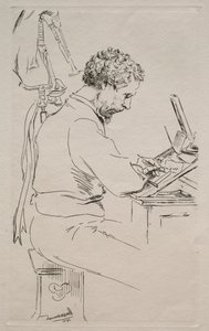 Charles Kean by Felix Bracquemond