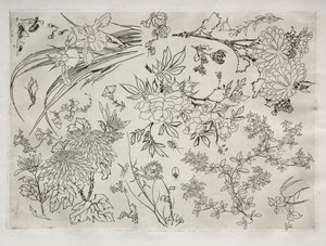 Dinner Service Rousseau: Flowers No. 23