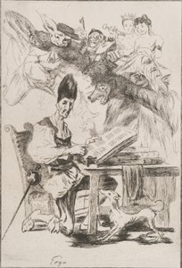 Don Quixote by Felix Bracquemond