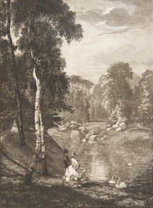 Le Bois de Boulogne by Felix Bracquemond