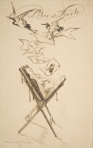 Libre et Fidèle by Felix Bracquemond