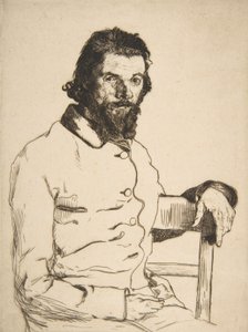 Portrait of Charles Meryon by Felix Bracquemond