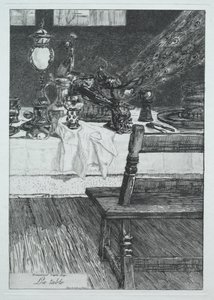 The Table by Felix Bracquemond
