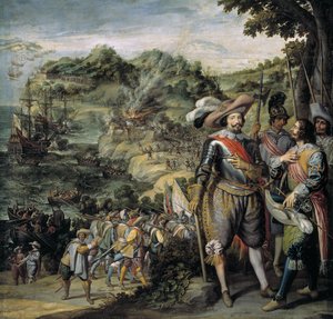 The Capture of Saint Kitts by Don Faderique de Toledo, 1634