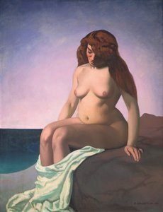 Bather by the Rock