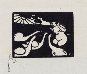 Bather with Swans, X from 