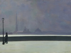The Neva, Light Mist (La Néva, brume légère). 1913 by Felix Edouard Vallotton