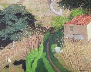 House and Reeds by Felix Edouard Vallotton