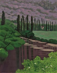 Landscape at Marcillac by Felix Edouard Vallotton