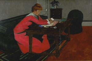 Misia at Her Desk, 1897 by Felix Edouard Vallotton
