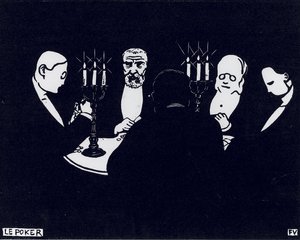 Poker by Felix Edouard Vallotton