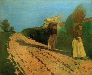 Women Carrying Bundles