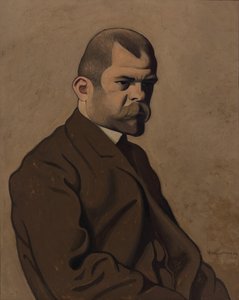 Portrait of Ambroise Vollard 1865-1939 (1902) by Felix Edouard Vallotton