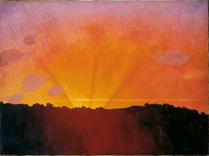 Sunset, Orange Sky